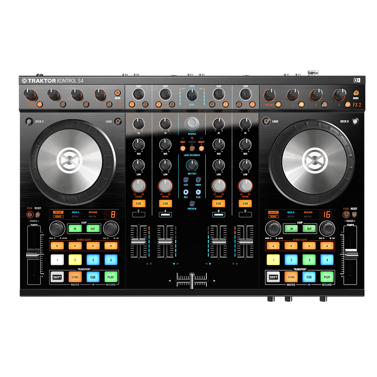 Купить 4-х канальный системный контроллер Native Instruments Traktor  Kontrol S4 Mk2 в Москве, цена: 48300 руб, - интернет-магазин Pult.ru