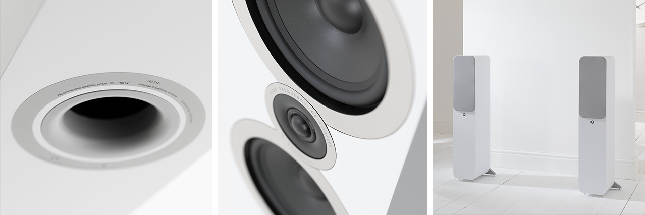 Q acoustics 3050 gloss hot sale black