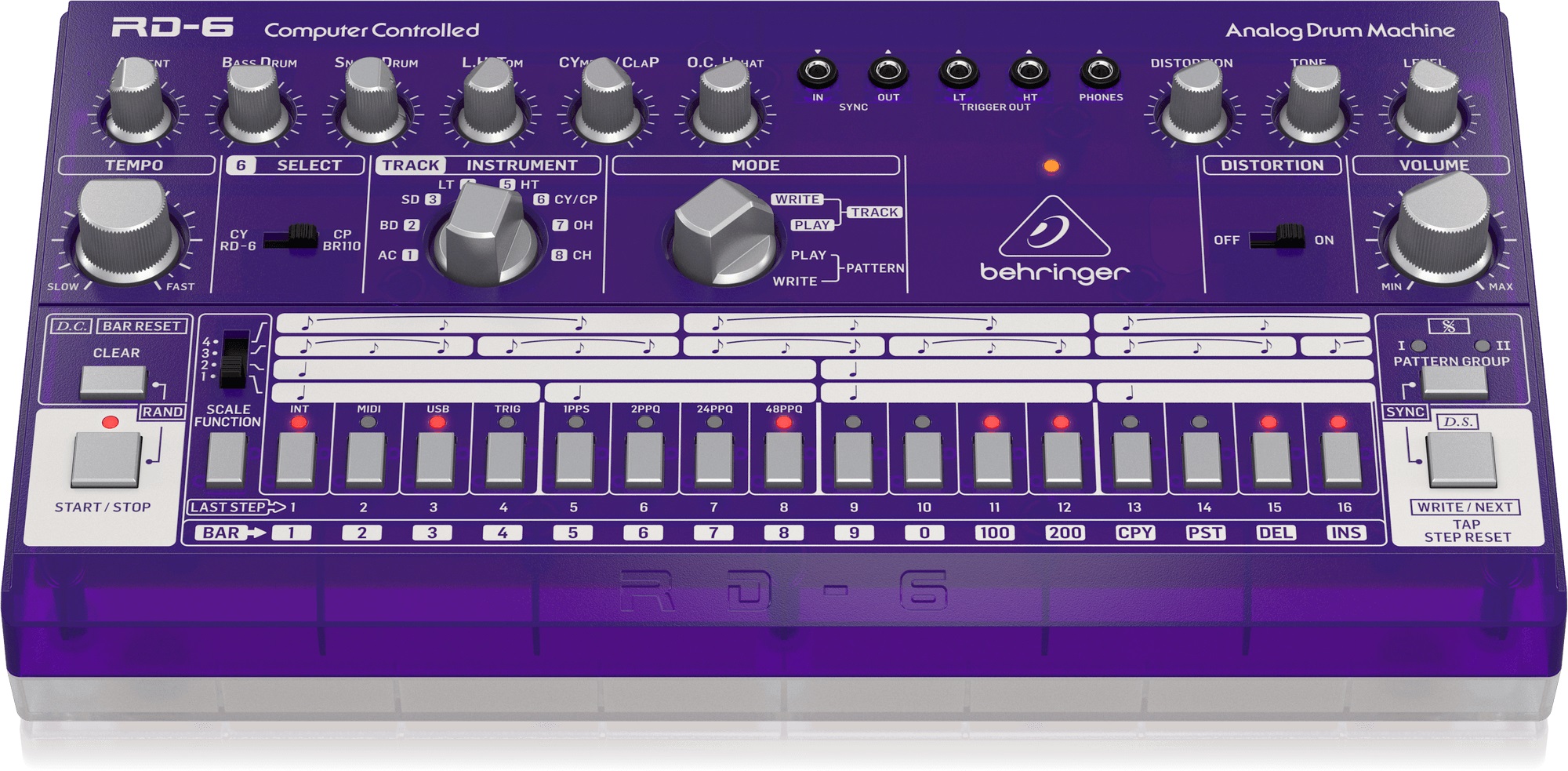 Аналоговая драм-машина Behringer RD-6-GP - купить в Ростове-на-Дону в  интернет-магазине Pult.ru