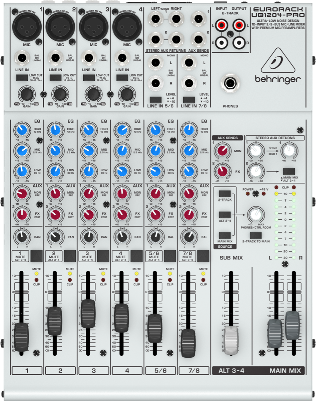 Behringer Eurorack UB1204PRO （本体）＋電源ケーブル Behringer