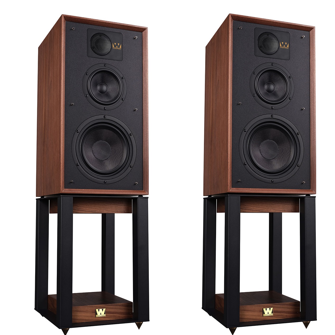 Полочная акустика Wharfedale 85th Anniversary Linton Antique Walnut со  стойками - купить в Воронеже в интернет-магазине Pult.ru