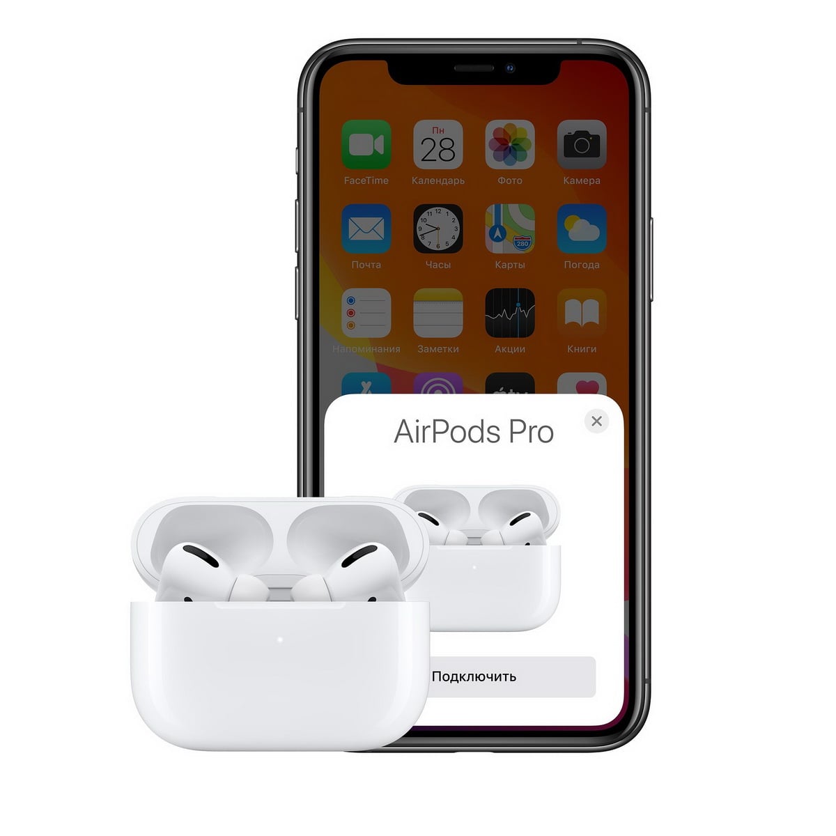 Купить Внутриканальные (вакуумные) беспроводные наушники Apple AirPods Pro  (MWP22RU/A) в Москве, цена: 20990 руб, 2 отзыва о товаре - интернет-магазин  Pult.ru