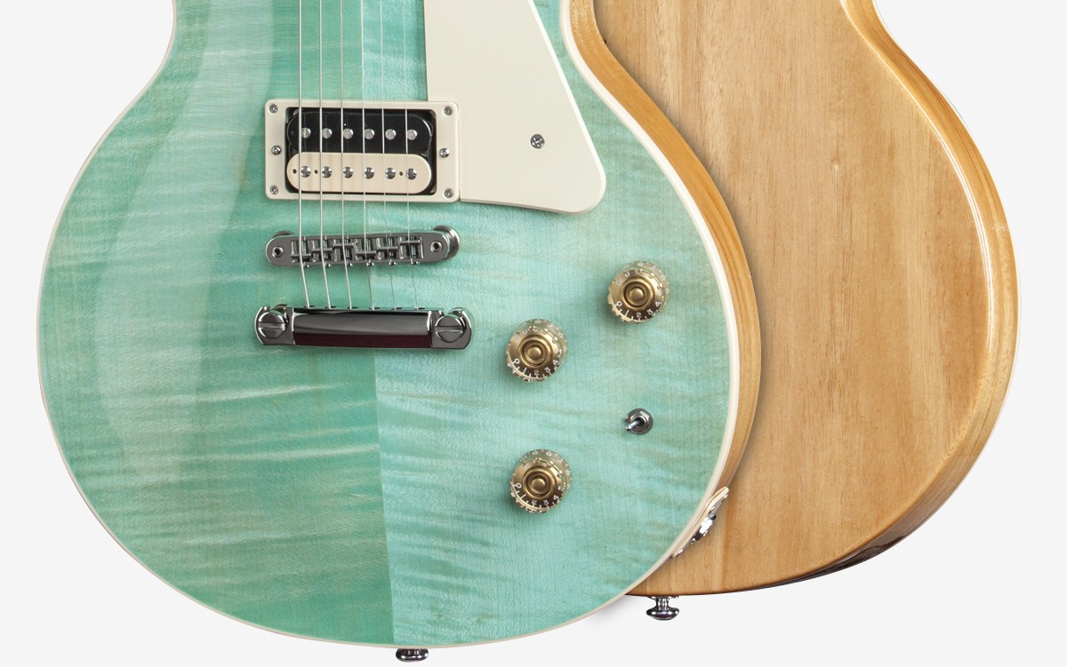 gibson les paul classic seafoam green