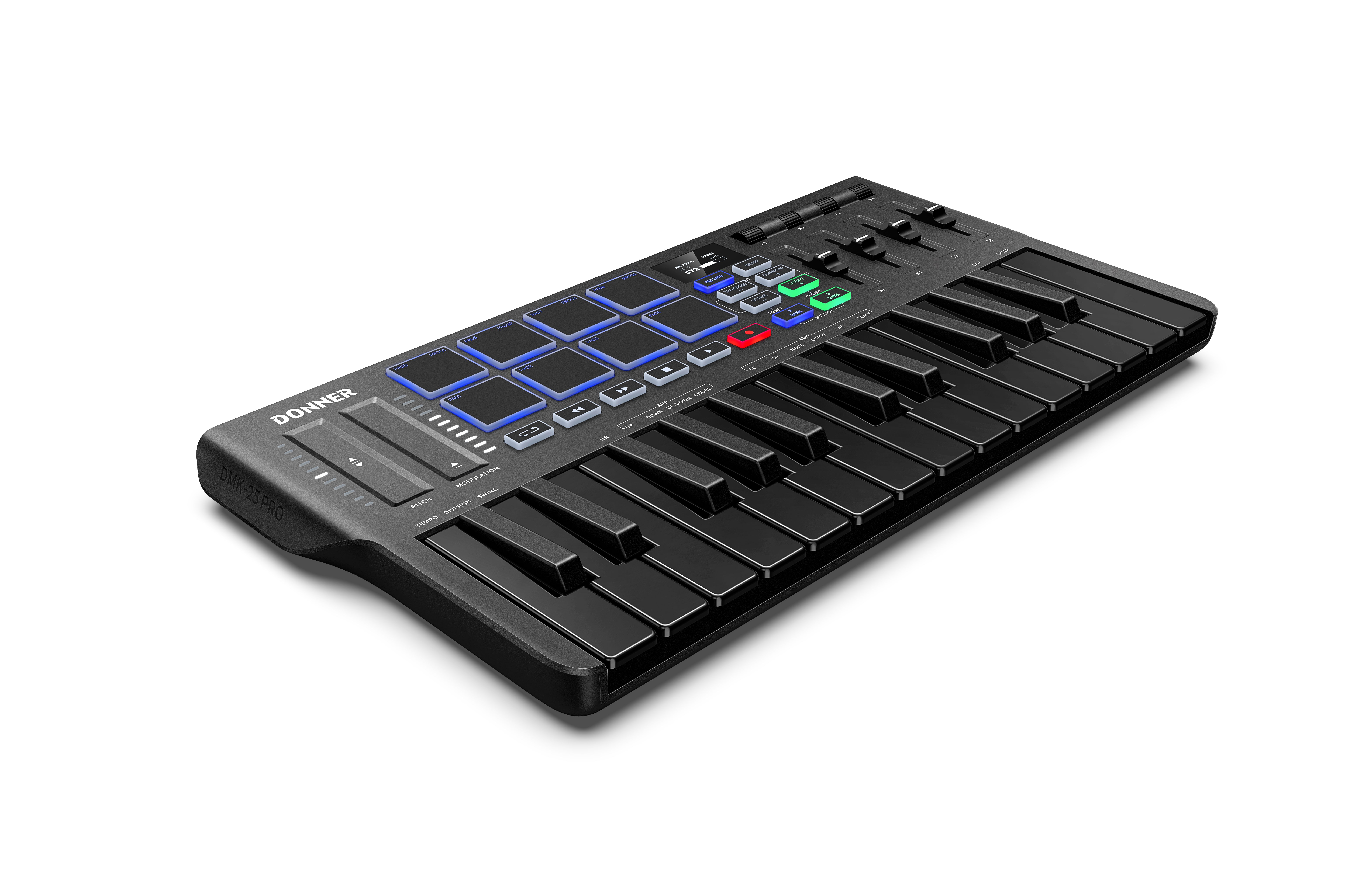 MIDI клавиатура Donner DMK-25 Pro