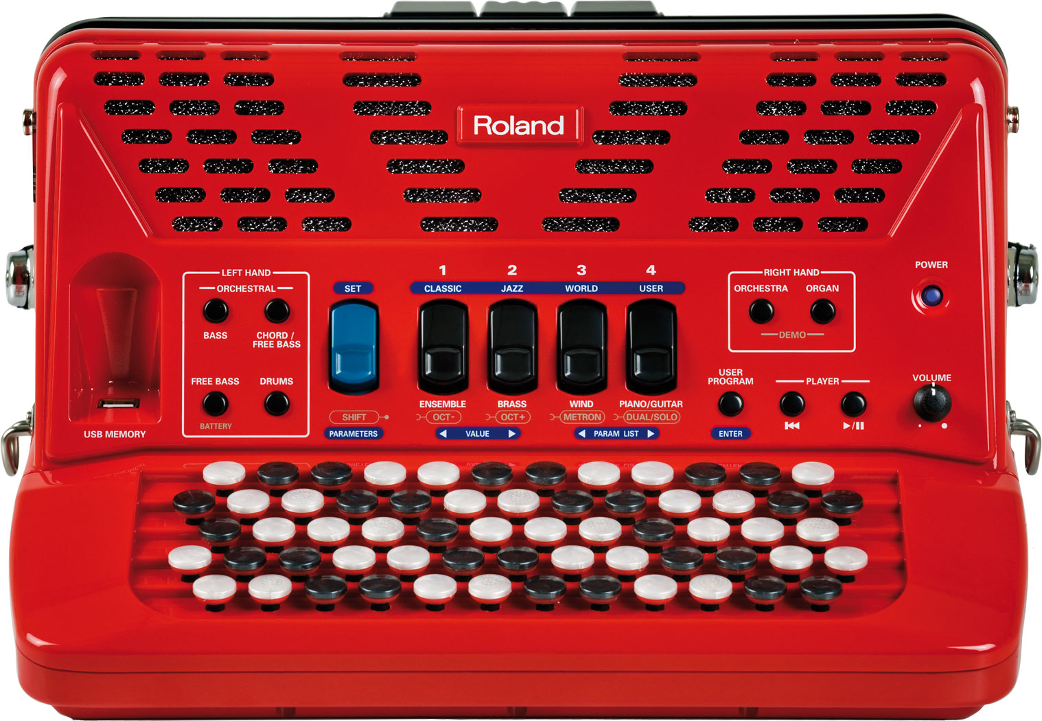 Купить Цифровой баян Roland FR-1XB RD в Химках, цена: 259990 руб, -  интернет-магазин Pult.ru