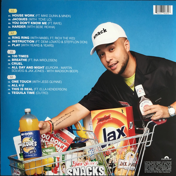 欧LP Jax Jones Snacks 7790355 Polydor /00260 Jax Jones – Snacks | Releases | Discogs