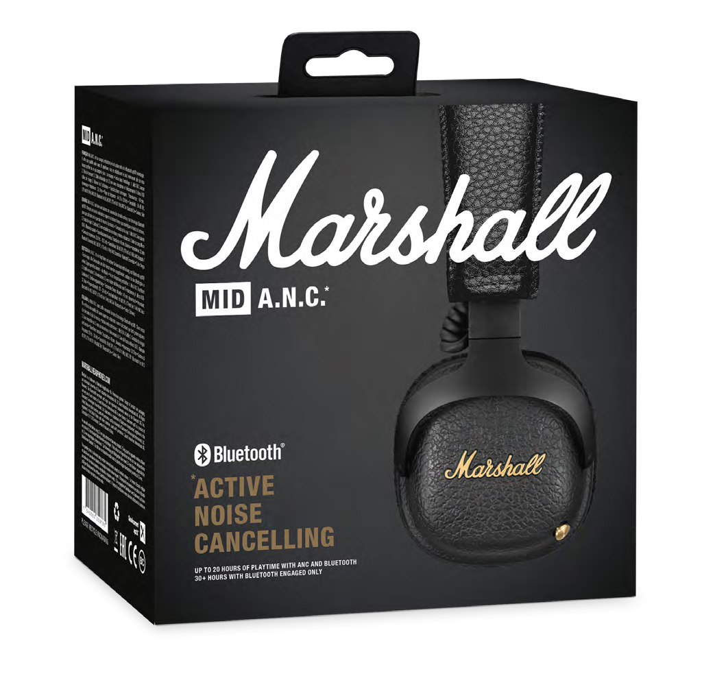 Наушники Marshall Mid ANC Bluetooth black - купить в Самаре по