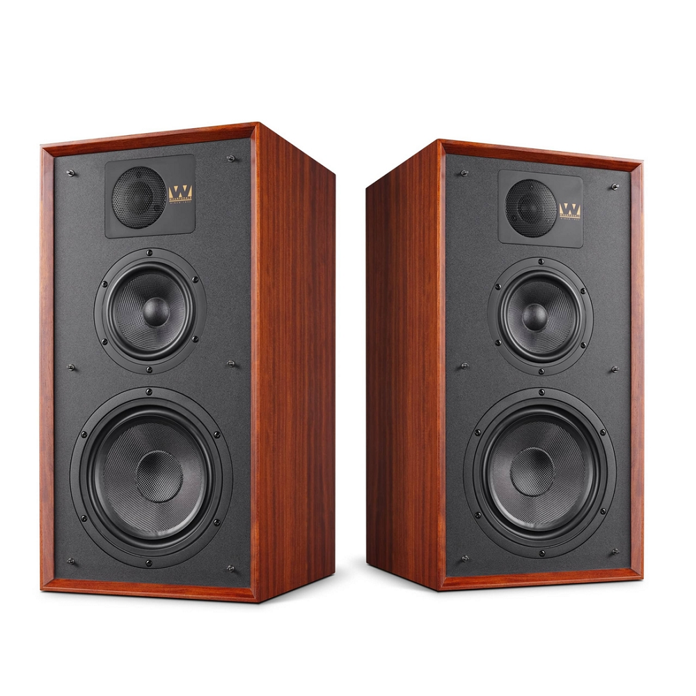 Wharfedale 85th Anniversary Linton with Stands Antique Walnut