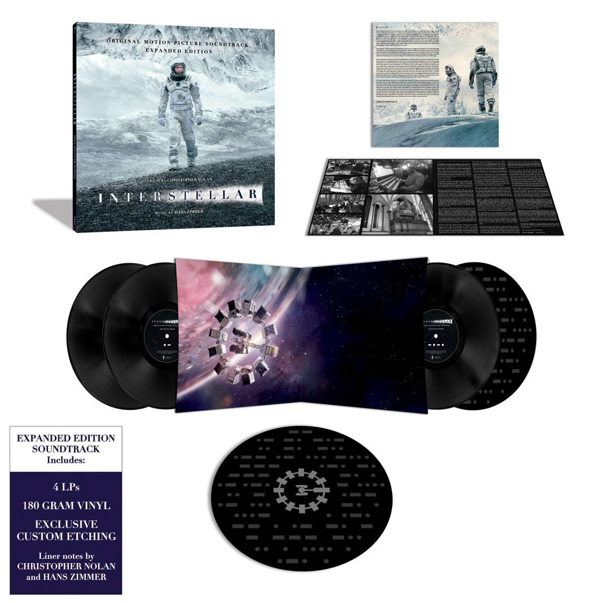 Виниловая пластинка Hans Zimmer - Interstellar (Original Motion Picture  Soundtrack) (4LP/Expanded Edition) - купить в Перми в интернет-магазине  Pult.ru