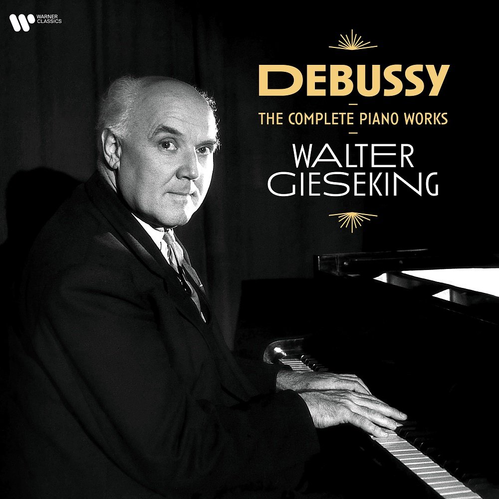 Debussy:　Walter　Works　Виниловая　Set)　пластинка　Complete　интернет-магазине　LP　в　Piano　(Black　Gieseking　купить　The　Box