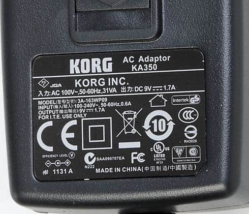 korg ac adapter ka350