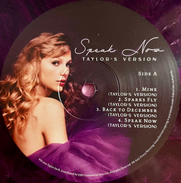 Taylor Swift Speak Now outlet 2LP vinyl