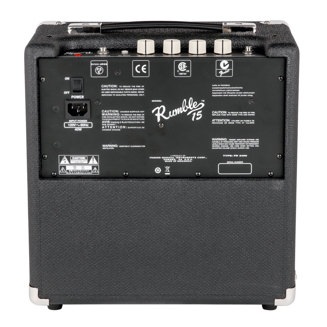 Комбо усилитель FENDER RUMBLE 15 COMBO (V3) - купить в Воронеже в  интернет-магазине Pult.ru