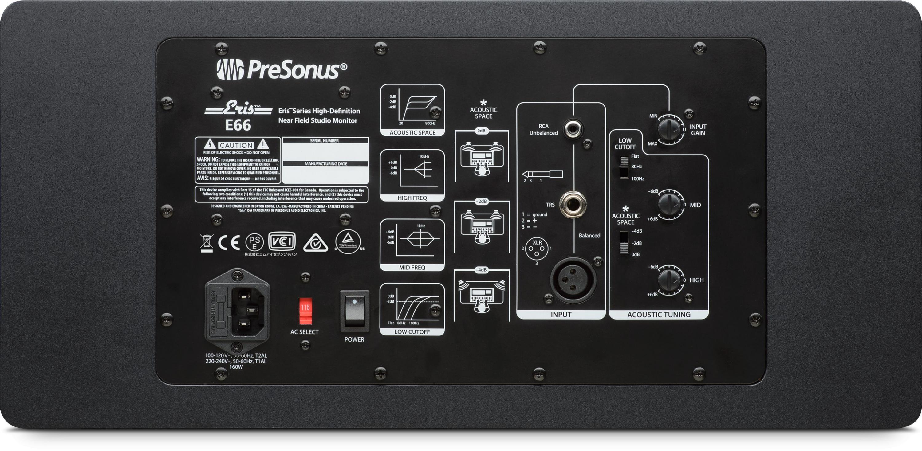 Купить Монитор Для Студии Звукозаписи PreSonus Eris E66 В.