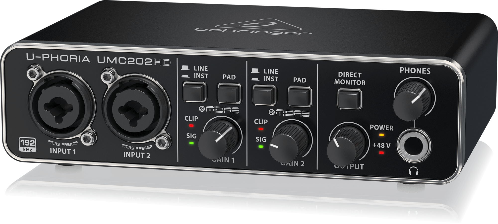 Аудиоинтерфейс Behringer UMC202HD - купить в Санкт-Петербурге в