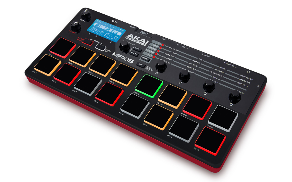 Купить Сэмплер AKAI PRO MPX16 в Одинцово, цена: 24600 руб, -  интернет-магазин Pult.ru