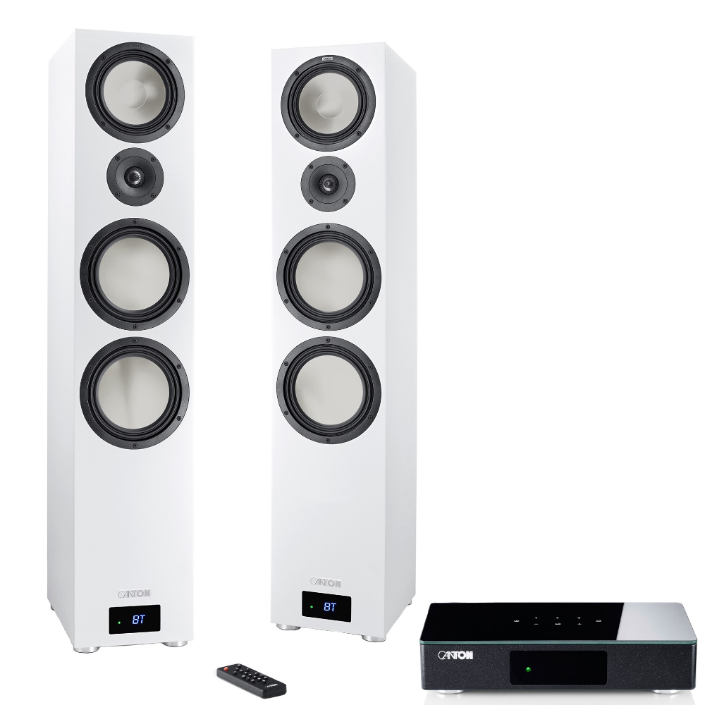 Купить Комплект акустики 5.1 Canton Smart Stereo GLE 9 white в Одинцово,  цена: 349000 руб, - интернет-магазин Pult.ru