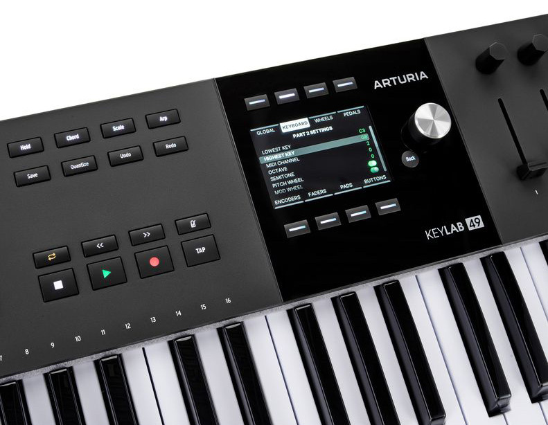 Купить MIDI клавиатуру и контроллер Arturia KeyLAB 49 MK3 Black в