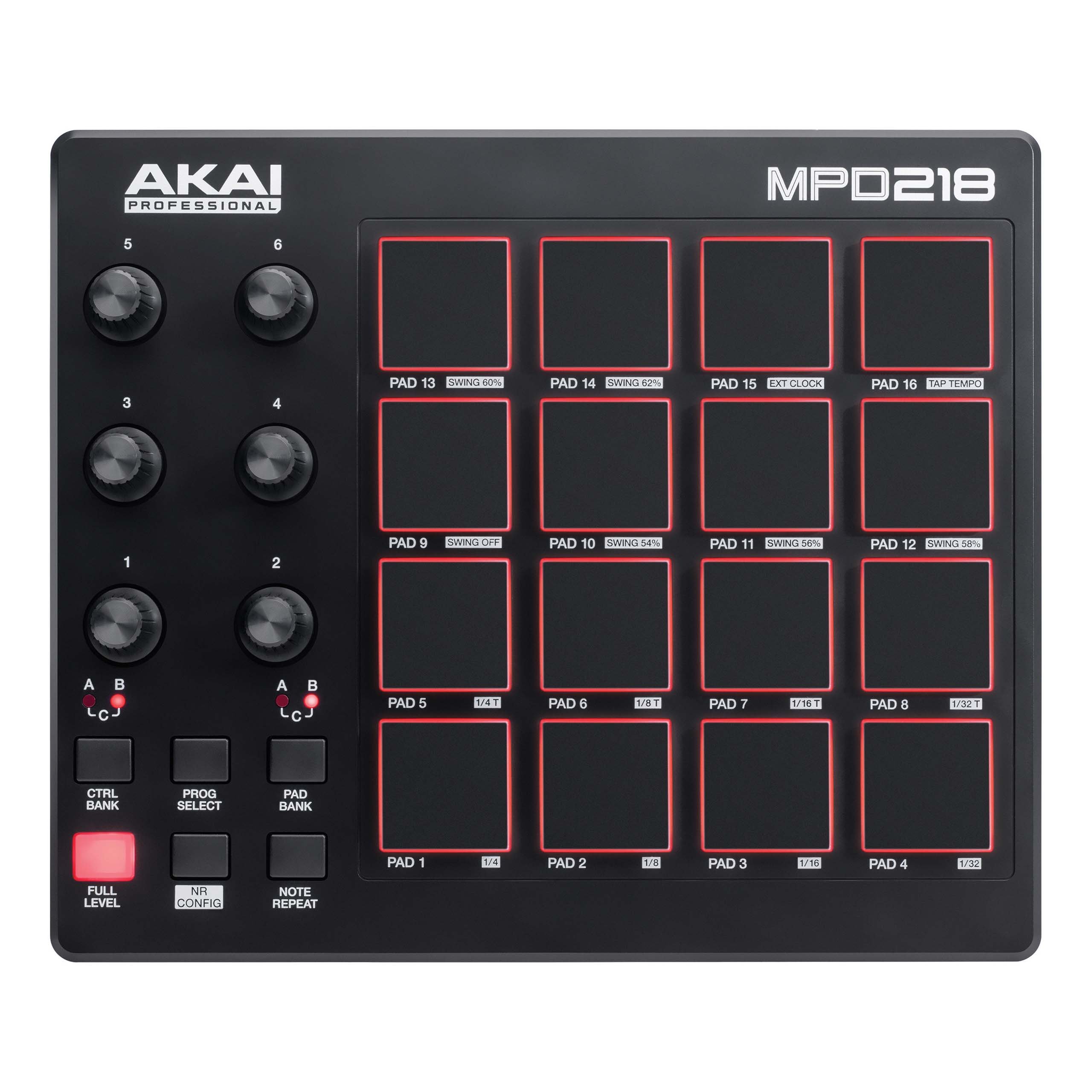 MIDI контроллер AKAI PRO MPD218 - купить в Санкт-Петербурге в  интернет-магазине Pult.ru