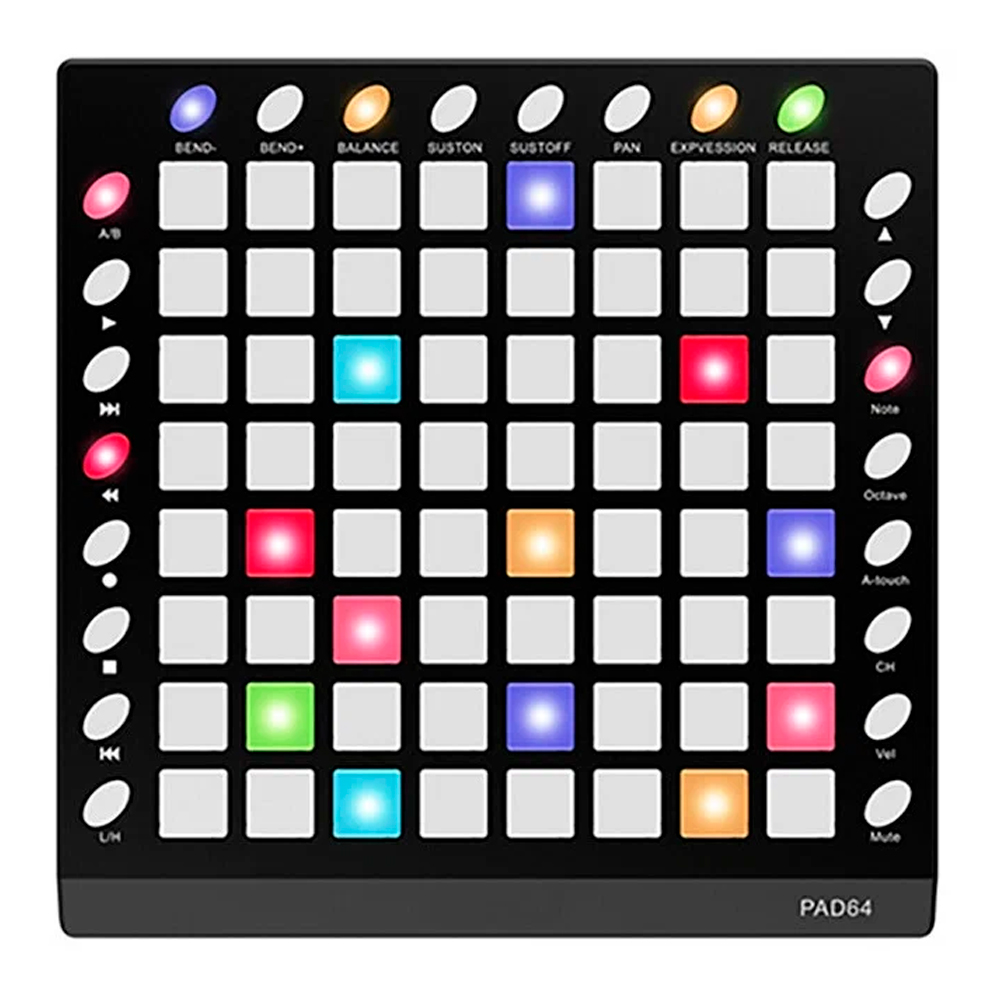 Купить MIDI контроллер и процессор L Audio Orca-Pad64 в Химках, цена: 11200  руб, - интернет-магазин Pult.ru