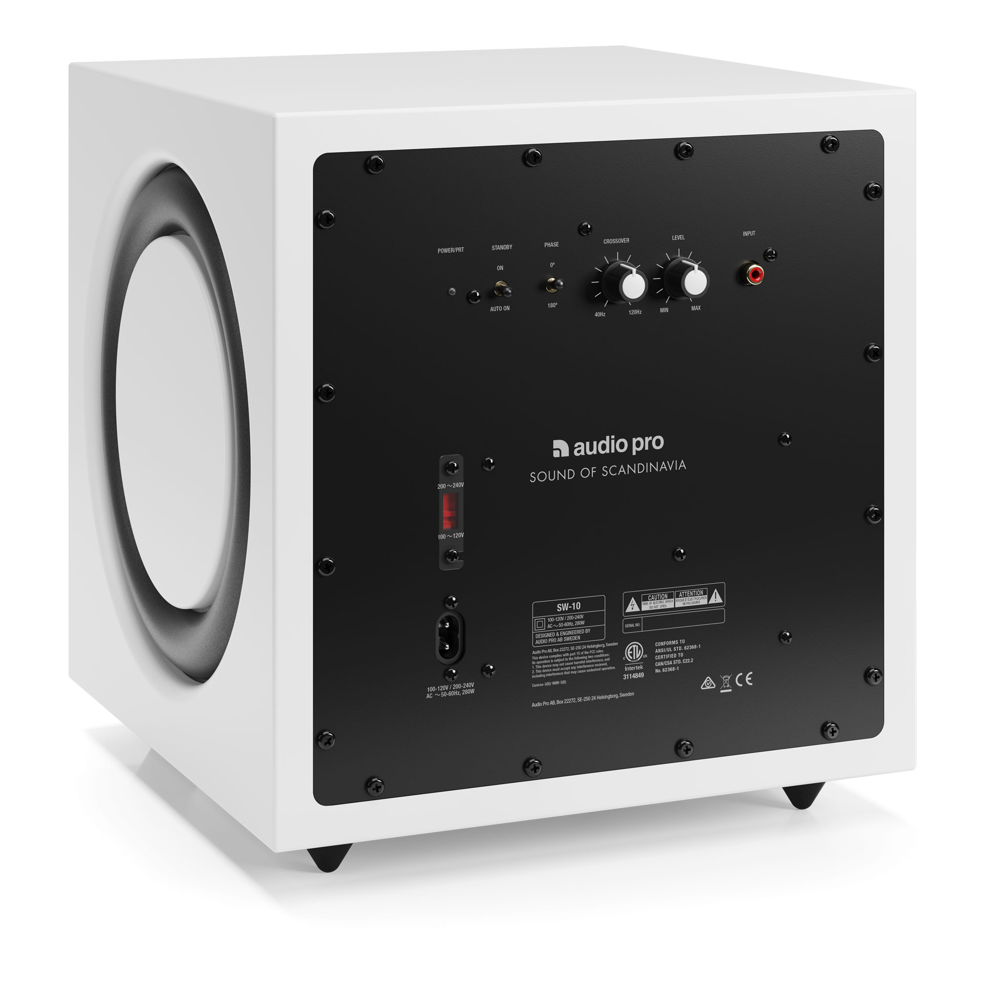 Купить Активный сабвуфер Audio Pro SW-10 White в Одинцово, цена: 37999 руб,  1 отзыв о товаре - интернет-магазин Pult.ru