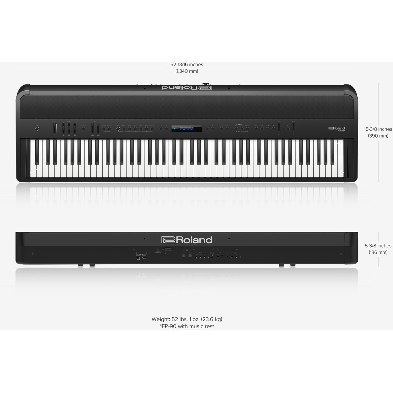 Купить Цифровое пианино Roland FP-90-BK в Москве, цена: 150990 руб, -  интернет-магазин Pult.ru