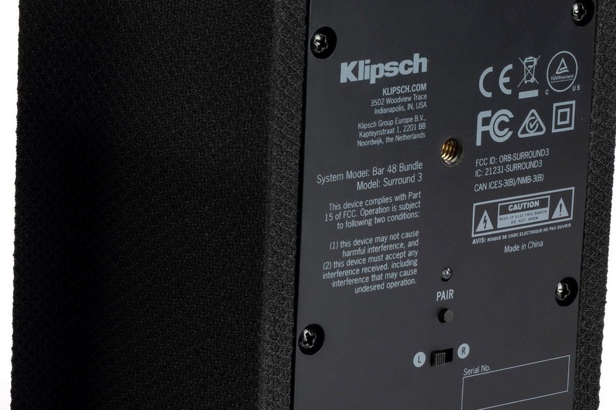 Klipsch surround deals 3 speakers