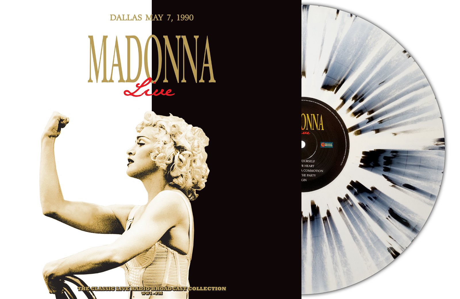 Виниловая пластинка MADONNA - LIVE IN DALLAS 1990 (WHITE