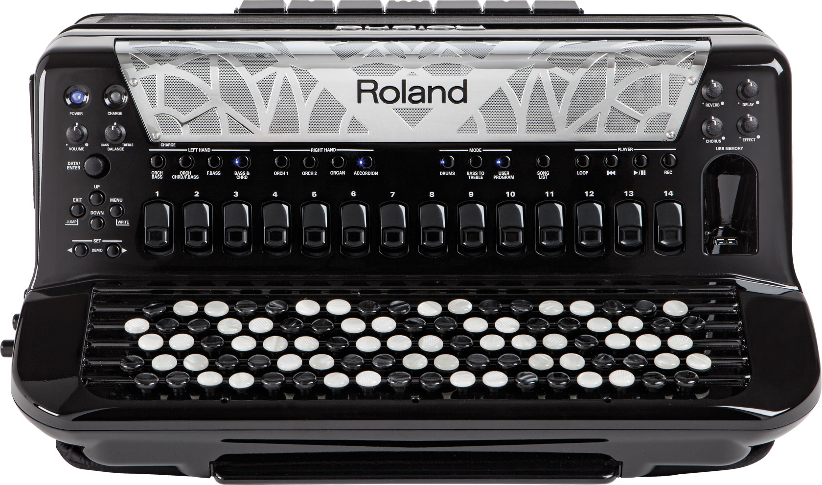 Купить Цифровой баян Roland FR-8XB BK в Химках, цена: 819990 руб, -  интернет-магазин Pult.ru