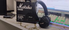 Фото к отзыву на Беспроводные наушники Marshall Major V black от Григорий