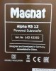 Фото к отзыву на Активный сабвуфер Magnat Alpha RS 12 mocca от Юрий