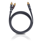 Oehlbach Кабель межблочный аудио Oehlbach BOOOM! Y-adapter cable anthracite 15,0 m (23712)