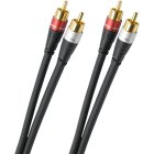 Oehlbach EXCELLENCE Select Audio Link, Audio cable Cinch 1.5m bw (D1C33143)