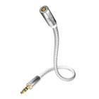 In-Akustik Premium Extension Audio Cable 5м,3.5мм jack<>3.5мм jack(F)+6,3 jack adapter, 5 м,00410205