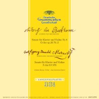 Analogphonic Johanna Martzy; Antonietti, Jean - Beethoven/ Mozart: Sonatas For Violin And Piano (Analogue) (Black Vinul LP, Mono)