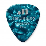 Dunlop 483P11XH Celluloid Turquoise Pearloid Extra Heavy (12 шт)
