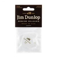 Dunlop 483P01TH Celluloid White Thin (12 шт)