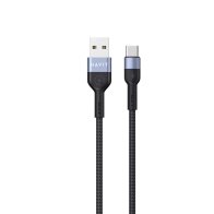 HAVIT CB623C USB-C - USB-A BK 1m