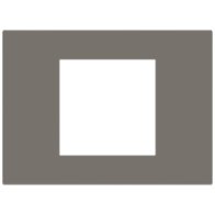Ekinex Прямоугольная плата Fenix NTM, EK-SRS-FGL,  серия Surface,  окно 60х60,  цвет - Серый Лондон