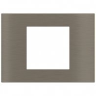 Ekinex Прямоугольная металлическая плата, EK-SRS-GBR,  серия Surface,  окно 60х60,  отделка - матовый никель