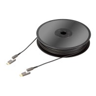 In-Akustik Exzellenz Profi HDMI2.0 optical fiber cable 18Gbps, Typ D>A, 30.0 m, 0092431030
