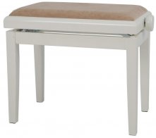 Gewa 130150 Piano bench Deluxe White Highgloss