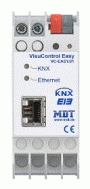 MDT technologies VC-EASY.02  VisuControl Easy KNX/EIB, объектный сервер на 250 точек управления, до 10 клиентских (iOS /iPhone, iPad) соединений одновременно, встроенный интерфейс KNX (BCU), 1x LAN, функция шлюза IP/