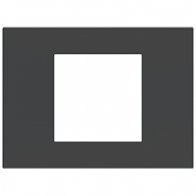 Ekinex Прямоугольная плата Fenix NTM, EK-SRS-FGB,  серия Surface,  окно 60х60,  цвет - Серый Бромо