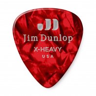 Dunlop 483P09XH Celluloid Red Pearloid Extra Heavy (12 шт)