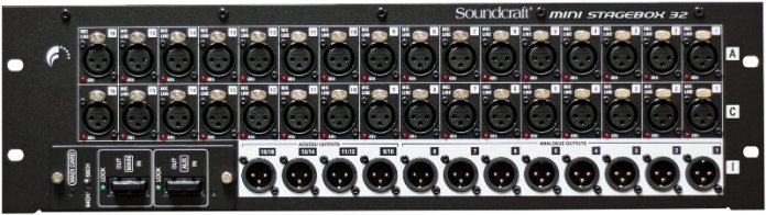 Soundcraft MSB-32 Cat5 Mini Stagebox 32 (3U)