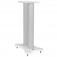 Solid Tech Radius Speaker Stand 620мм White base/silver