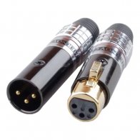 Tchernov Cable XLR Plug Classic V2 Male female pair red