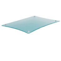 Quadraspire Q4 Evo Shelf Sandblasted glass