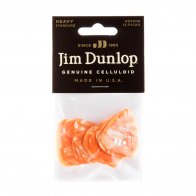 Dunlop 483P08HV Celluloid Orange Pearloid Heavy (12 шт)